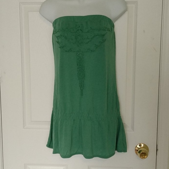 ESPRIT EDC beaded Tube Top Tunic NWT XL - Picture 1 of 9